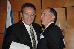 Event co-Chair Bruce Madnick and honoree Bruce Fisher
