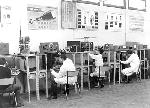 Radio workshop at ORT Marseilles, France, 1962.